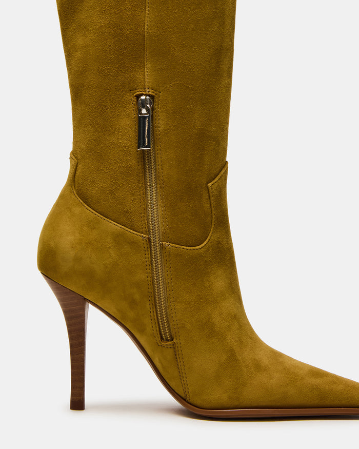 WESCOT OLIVE SUEDE