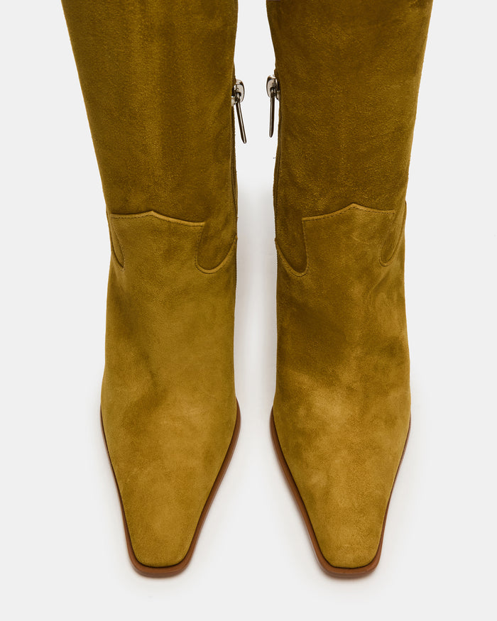 WESCOT OLIVE SUEDE