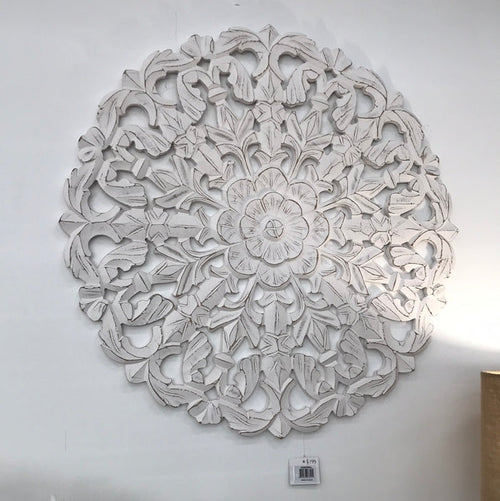 White Wash Wall Plaque