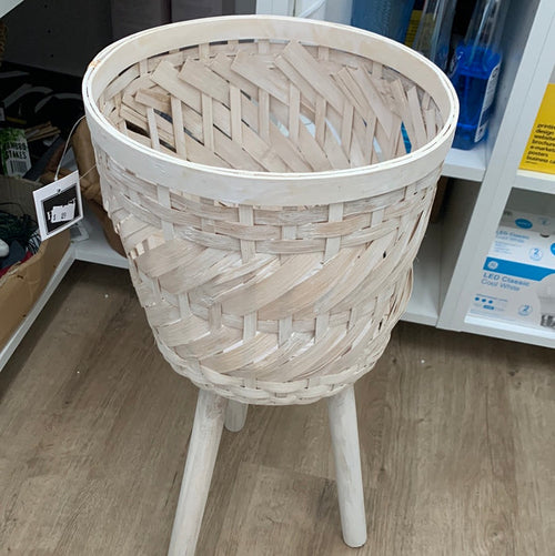 Woven planter pot small