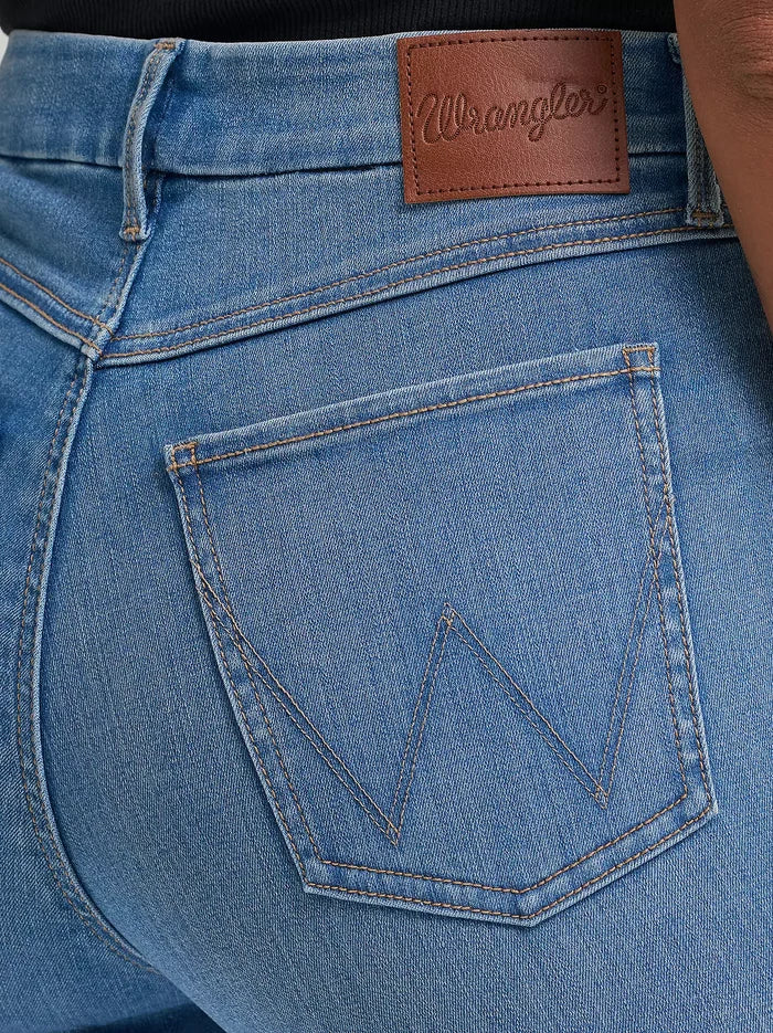 Wrangler Women's Bespoke High Rise Trouser Jean in Bristol