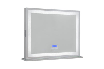 XL Crystal Makeup Mirror with Bluetooth Speakers + Tri-Lighting