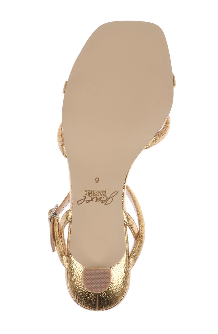 Gold Antique | Zianna II Kitten Heel Sandal  Sole